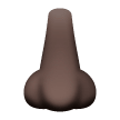 Nose: Dark Skin Tone on Samsung