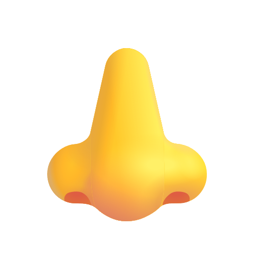 Nose on Microsoft 3D