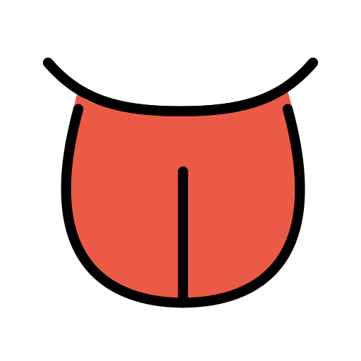 Tongue on OpenMoji