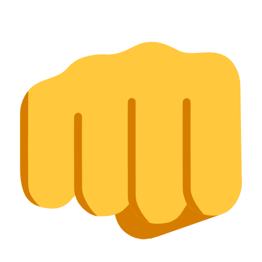 Fisted Hand Sign on Microsoft Fluent