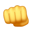 Fisted Hand Sign on Samsung