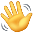 Waving Hand Sign on Samsung