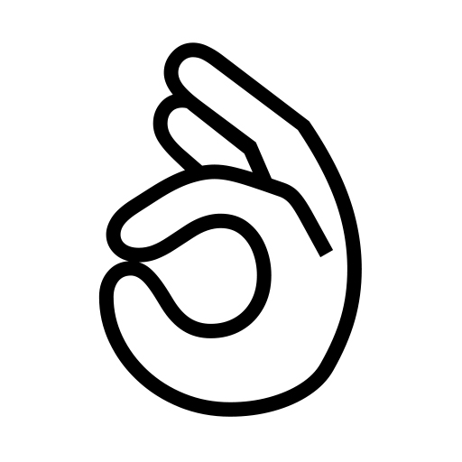 Ok Hand Sign on Noto Emoji