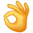 Ok Hand Sign on Samsung