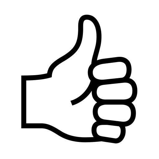 Thumbs Up Sign on Noto Emoji