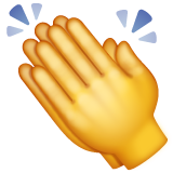 Clapping Hands Sign on WhatsApp