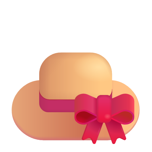 Womans Hat on Microsoft 3D