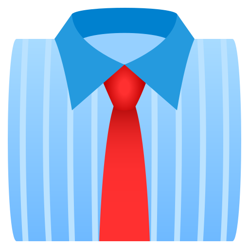 Necktie on JoyPixels