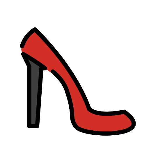 High-heeled Shoe on OpenMoji