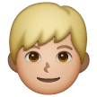 Boy: Medium-Light Skin Tone on Samsung