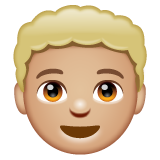 Boy: Medium-Light Skin Tone on WhatsApp