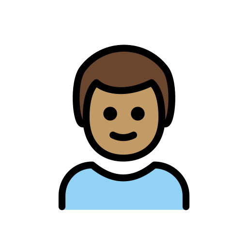 Boy: Medium Skin Tone on OpenMoji