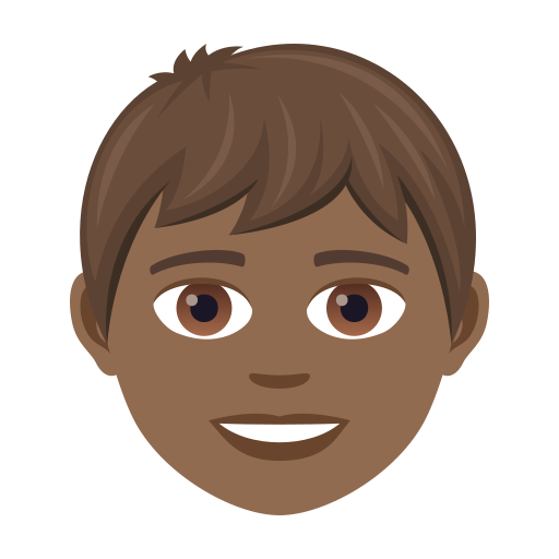 Boy: Medium-Dark Skin Tone on JoyPixels