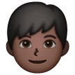 Boy: Dark Skin Tone on Samsung