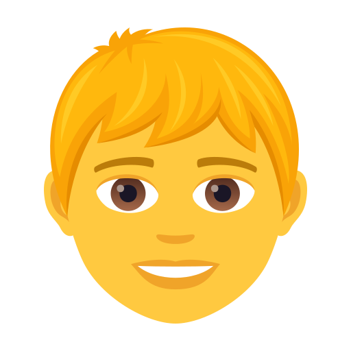 Boy on JoyPixels