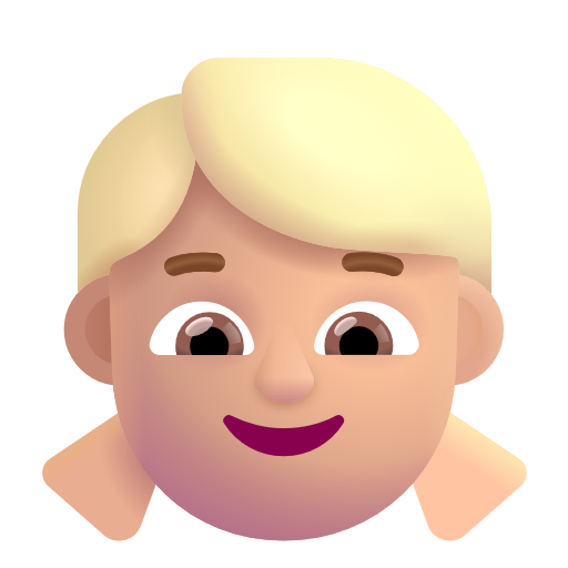 Girl: Medium-Light Skin Tone on Microsoft 3D