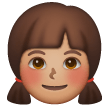 Girl: Medium Skin Tone on Samsung