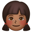 Girl: Medium-Dark Skin Tone on Samsung