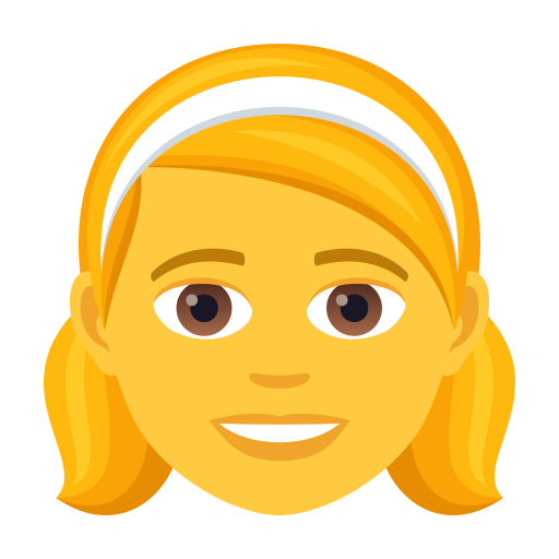 Girl on JoyPixels