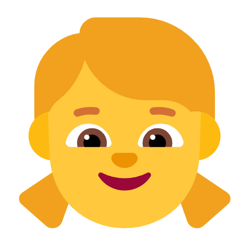 Girl on Microsoft Fluent