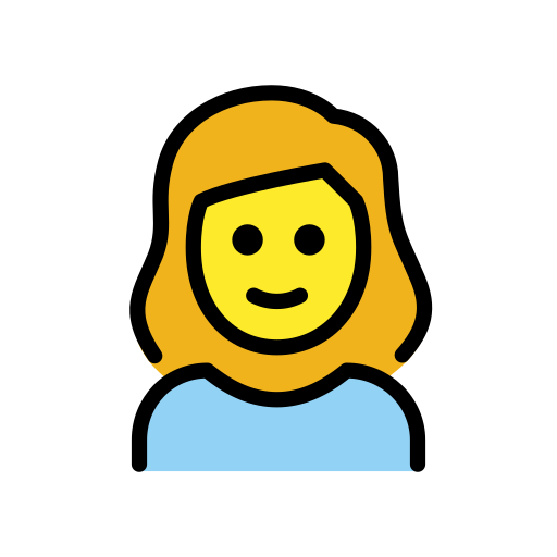Girl on OpenMoji