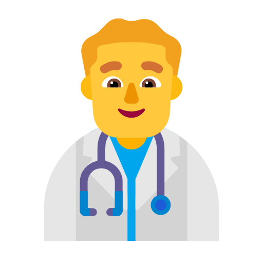 Man Health Worker on Microsoft Fluent