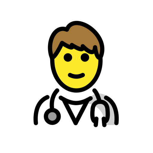 Man Health Worker on OpenMoji