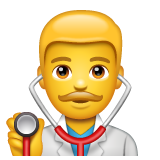 Man Health Worker on WhatsApp