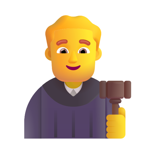 Man Judge on Microsoft 3D