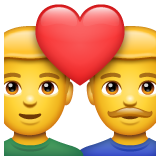 Couple With Heart: Man, Man on WhatsApp