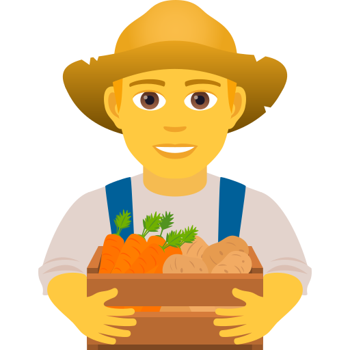 Man Farmer on JoyPixels