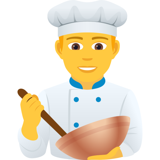 Man Cook on JoyPixels