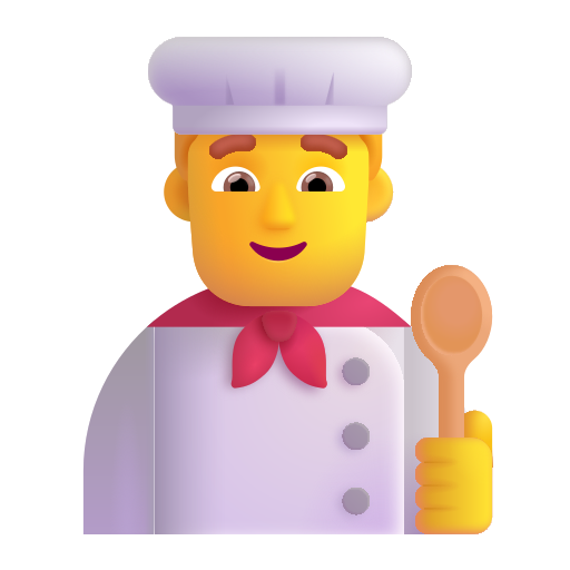 Man Cook on Microsoft 3D