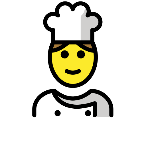 Man Cook on OpenMoji