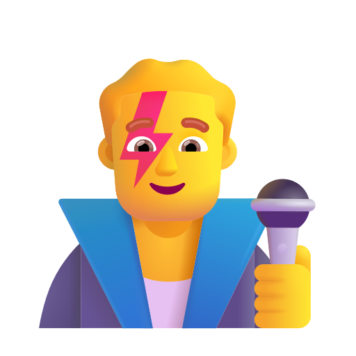Man Singer on Microsoft 3D