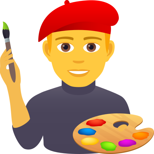 Man Artist on JoyPixels