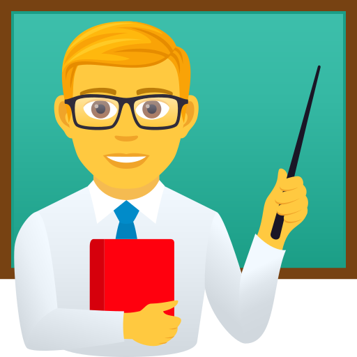Man Teacher on JoyPixels
