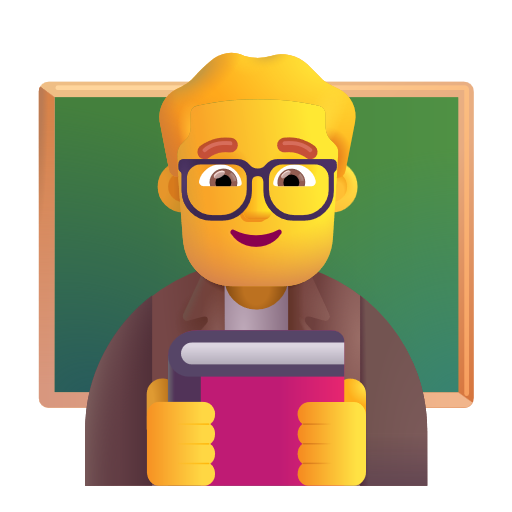 Man Teacher on Microsoft 3D
