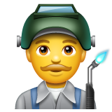 Man Factory Worker on WhatsApp