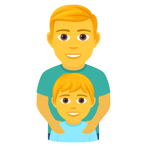 Family: Man, Boy on JoyPixels