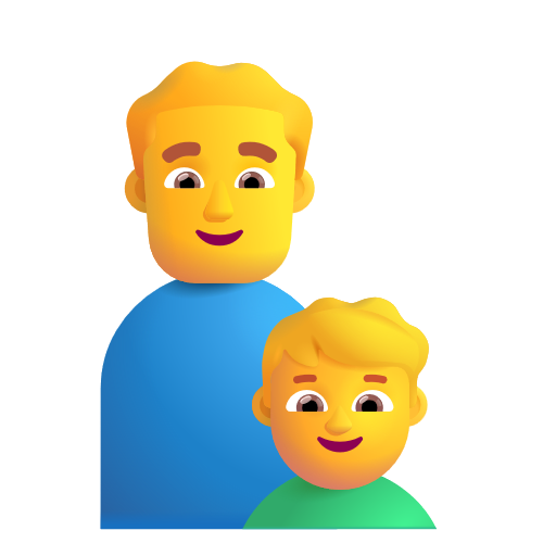 Family: Man, Boy on Microsoft 3D