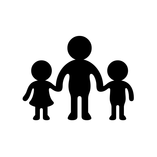 Family: Man, Girl, Boy on Noto Emoji