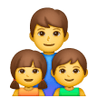 Family: Man, Girl, Boy on Samsung