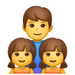 Family: Man, Girl, Girl on Samsung