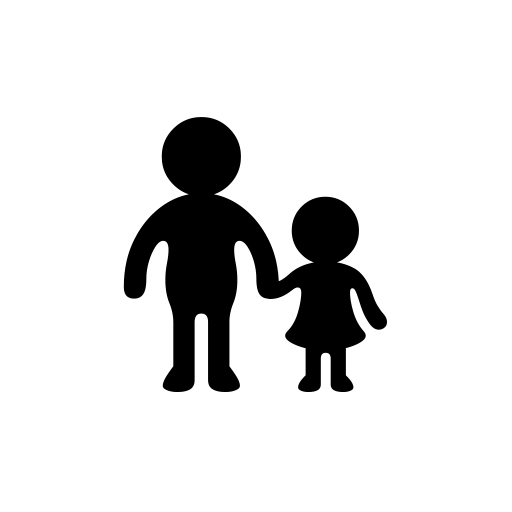 Family: Man, Girl on Noto Emoji