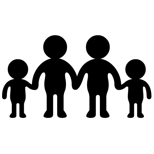 Family: Man, Man, Boy, Boy on Noto Emoji