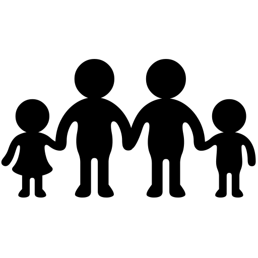 Family: Man, Man, Girl, Boy on Noto Emoji