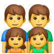 Family: Man, Man, Girl, Boy on Samsung