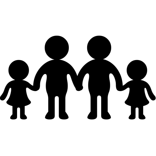 Family: Man, Man, Girl, Girl on Noto Emoji