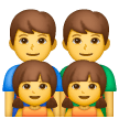 Family: Man, Man, Girl, Girl on Samsung